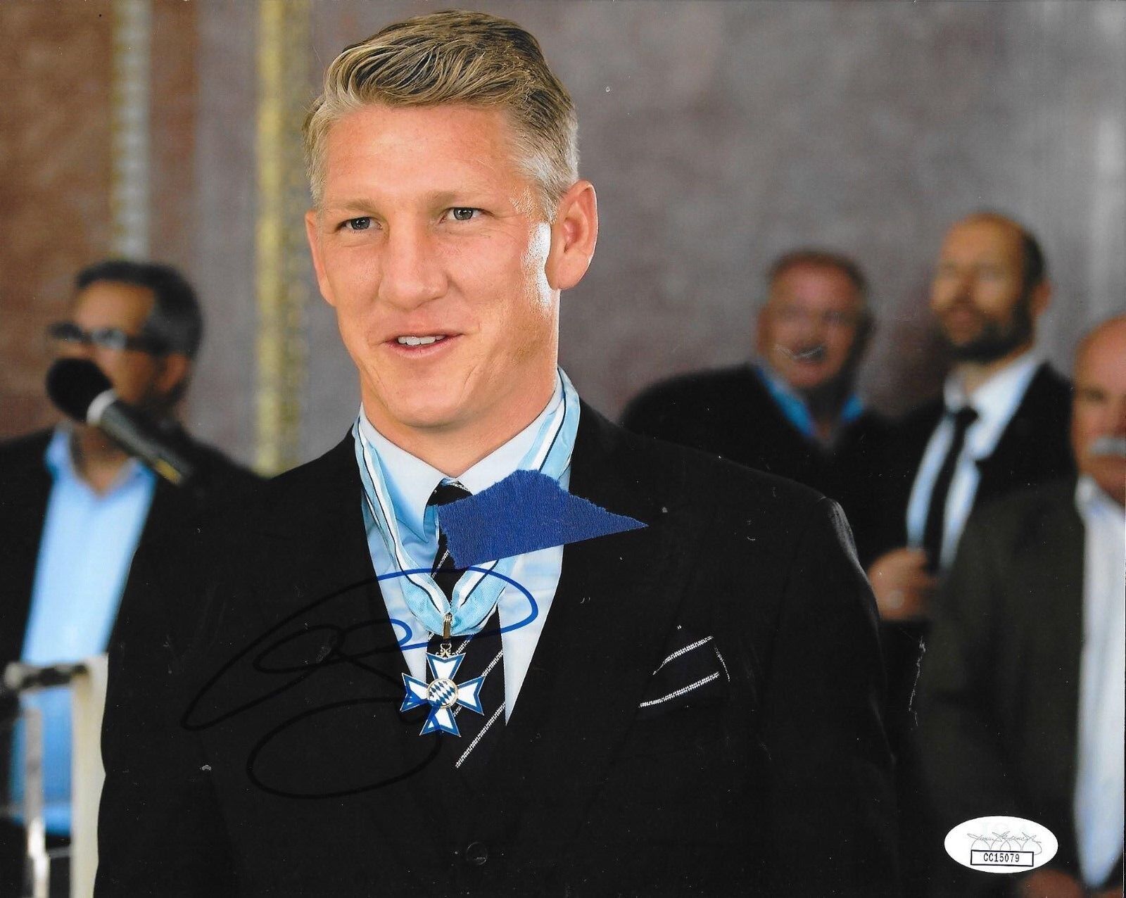 Bastian Schweinsteiger FC Bayern signed Chicago Fire 8x10 Photo Poster painting Germany 9 JSA