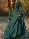 Vintage Tight Fitting Long Sleeves Maxi Dresses