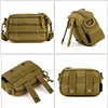 Klein Molle Tasche Taktisch Utility Pouch EDC Zusatztasche Militär Pouch molle Mini Werkzeugtasche für Rucksack Multifunktional Schultertasche Crossbody Umhängetasche Bag für Wandern Camping