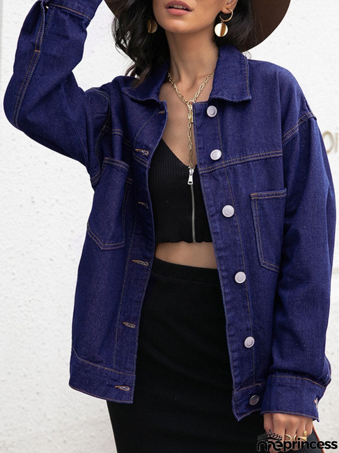Buttoned Denim Jacket