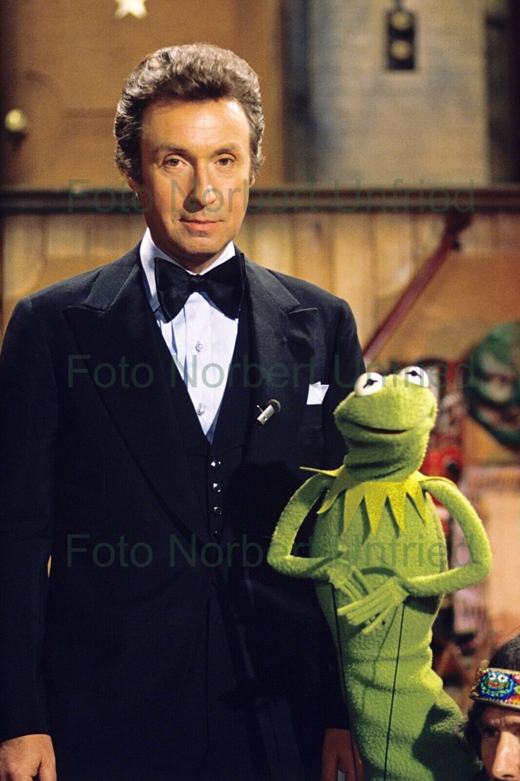 Peter Alexander - Kermit - Muppet 10 X 15 CM Photo Poster painting Without Autograph (Star-45