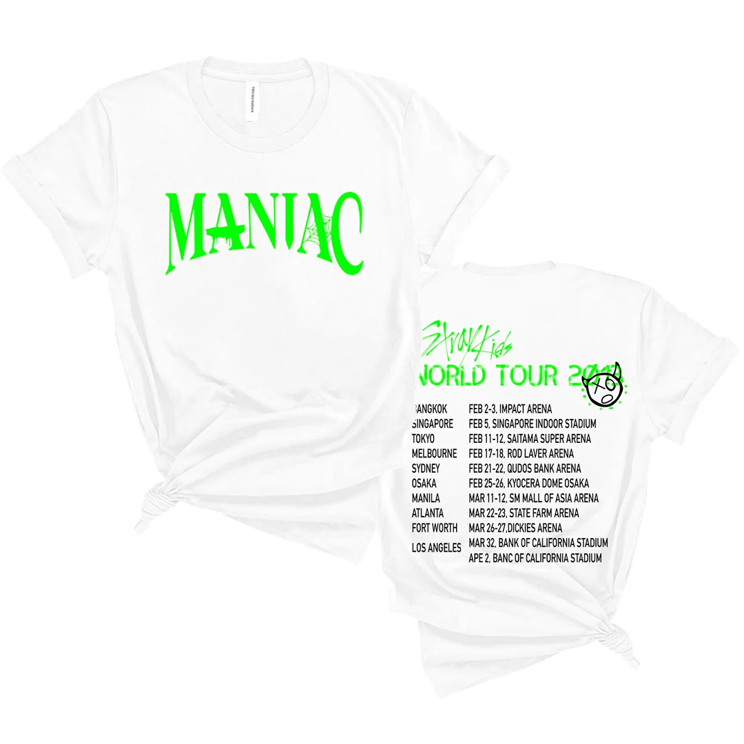 Stray Kids World Tour 2023 Shirt Maniac Shirt Tour