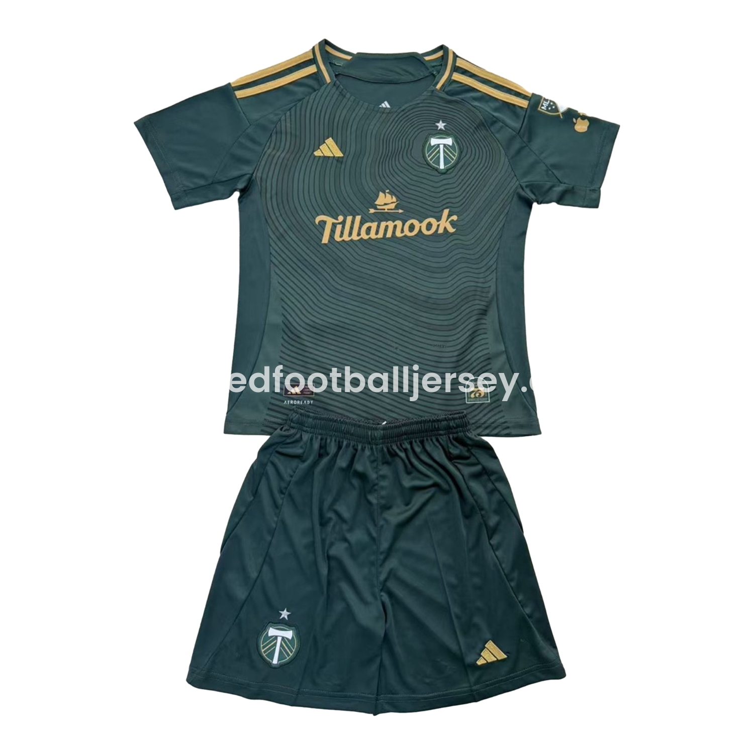 Portland Timbers 2025-26 Home Kids Kit