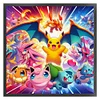 Pokémon-11CT Stamped Cross Stitch 40*40cm/15.75*15.75in