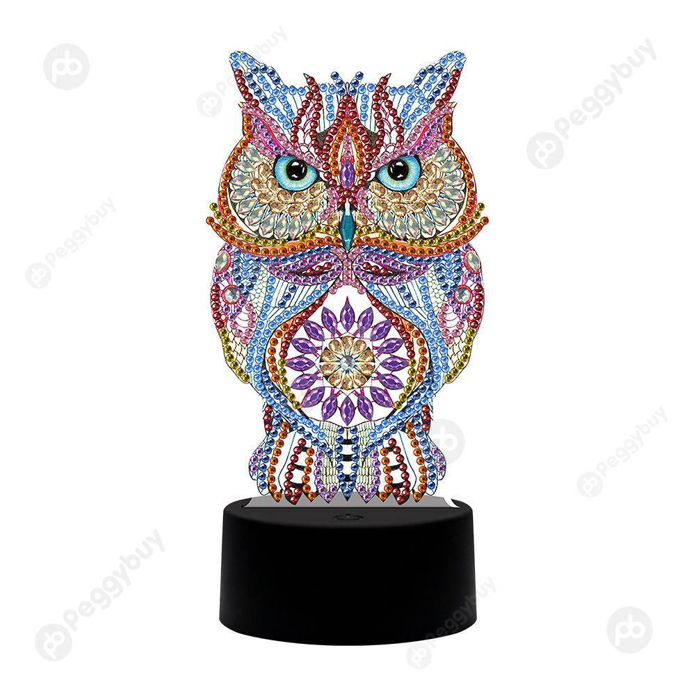 

Owl-DIY Creative Diamond LED Lamp, 501 Original