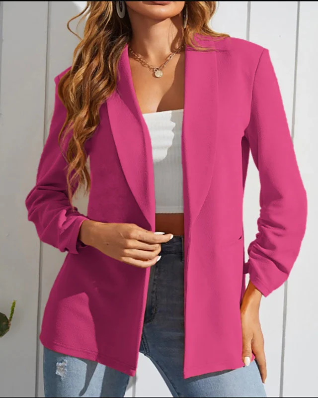 Fashion Casual Small Suit Women's Coat