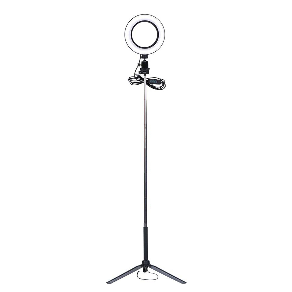 

LED Selfie Ring Light Dimmable Camera Phone Video Photo Lighting w/ Tripod, 501 Original