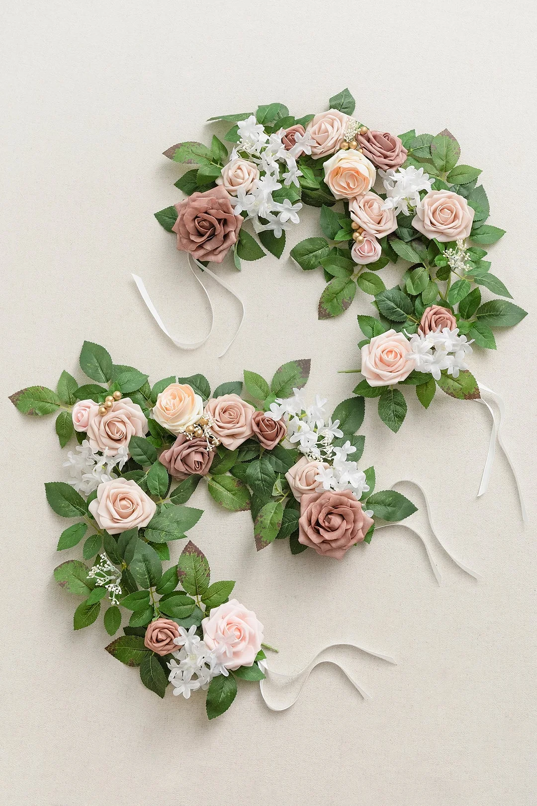 2ft Flower Garlands in Blush & Cream