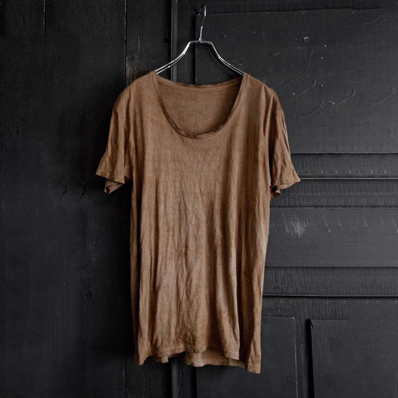 Comstylish Men's Vintage Round Neck Short Sleeve T-Shirt