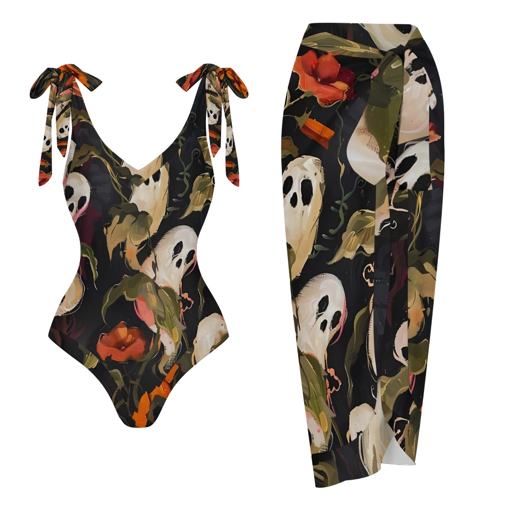 Women's Printed One Piece Swimsuits and Cover Ups