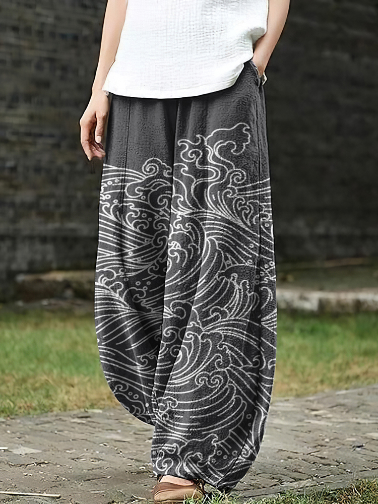 Comstylish Japanese Style Marine Casual Pants