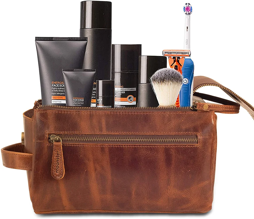 Leather Toiletry Bag For Men - Stylish And Practical