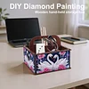 DIY, Rosenschwan, Holz-Diamantmalerei, Handheld-Aufbewahrungsbox-Kit, Tischdekoration, Dekoration