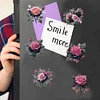(US Only)6Pcs Acrylic Rose DIY Diamond Painting Magnets Kit for Art Crafts Gift