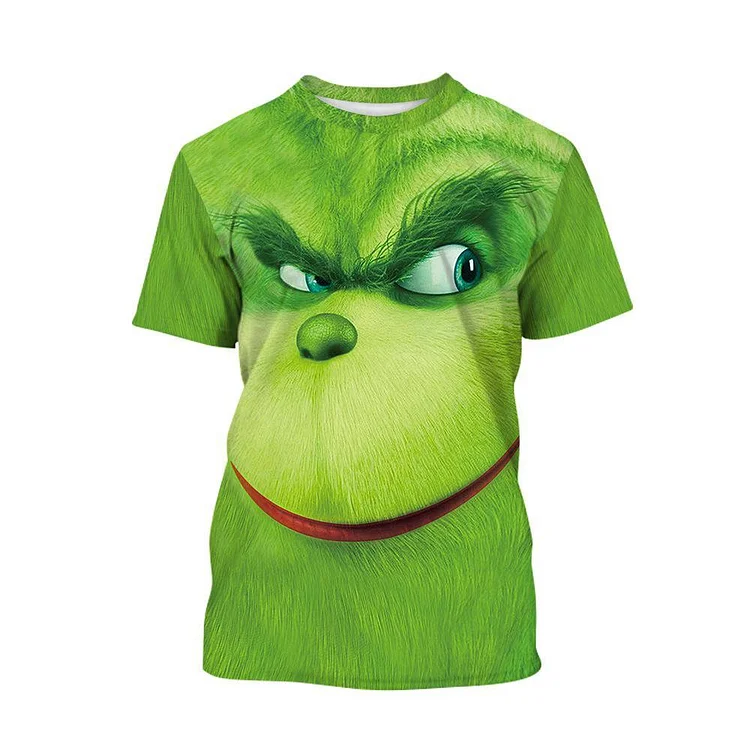Mayoulove Kids Grinch 3D t-shirt-Mayoulove