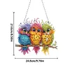 Diamond Painting Acrylic Birds Diamond Painting Art Pendants for Adults