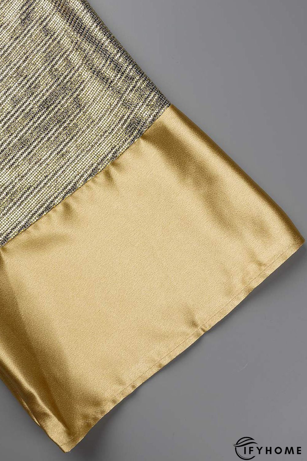 Casual Patchwork Sequins V Neck Waist Skirt Dresses(3 Colors) | IFYHOME