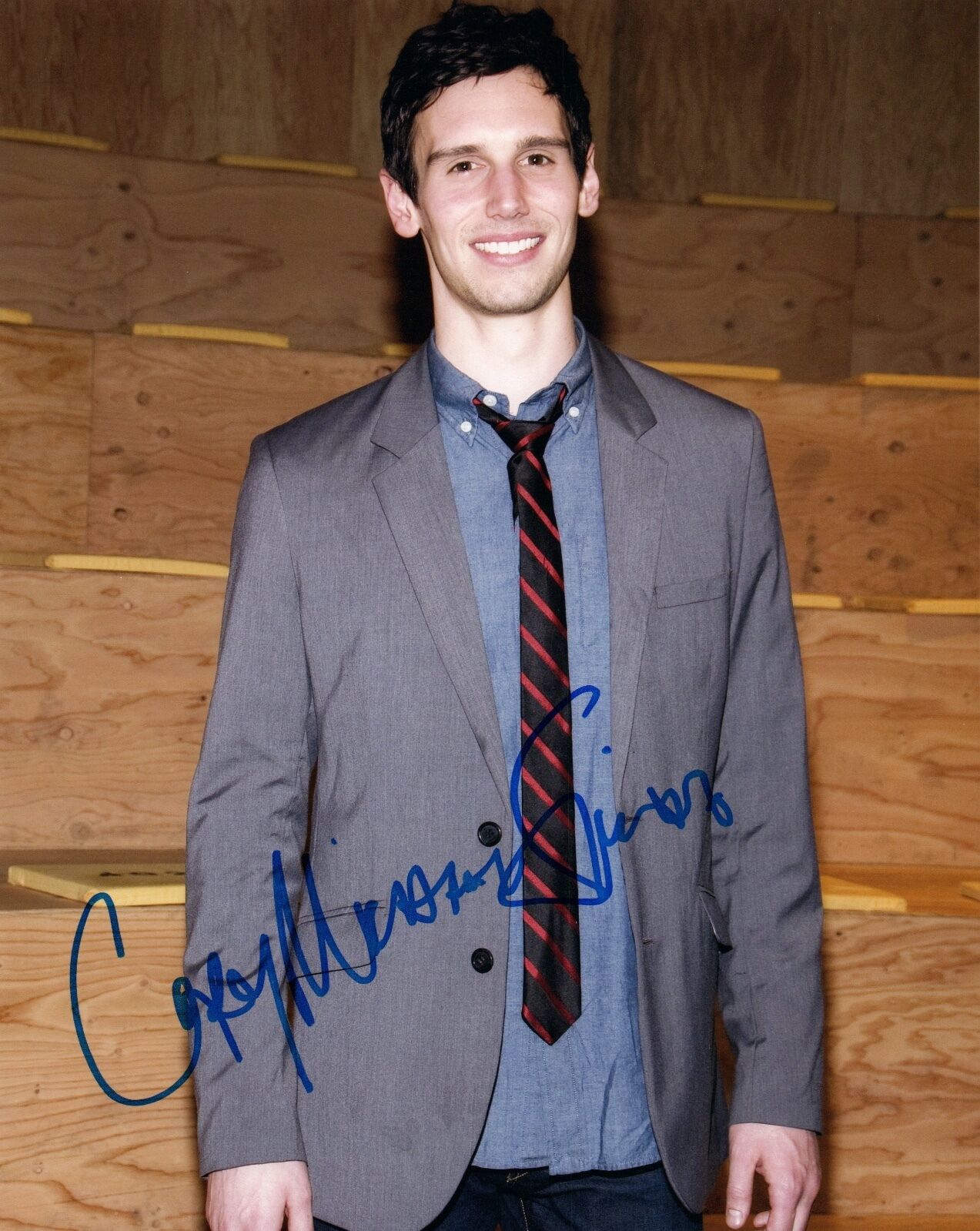 Cory Michael Smith Signed Autographed 8x10 Photo Poster painting Gotham Edward Nygma COA VD