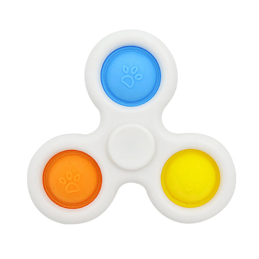 

Dimple Fidget Toy Colorful Triangle Training Educational Random Color (A), 501 Original