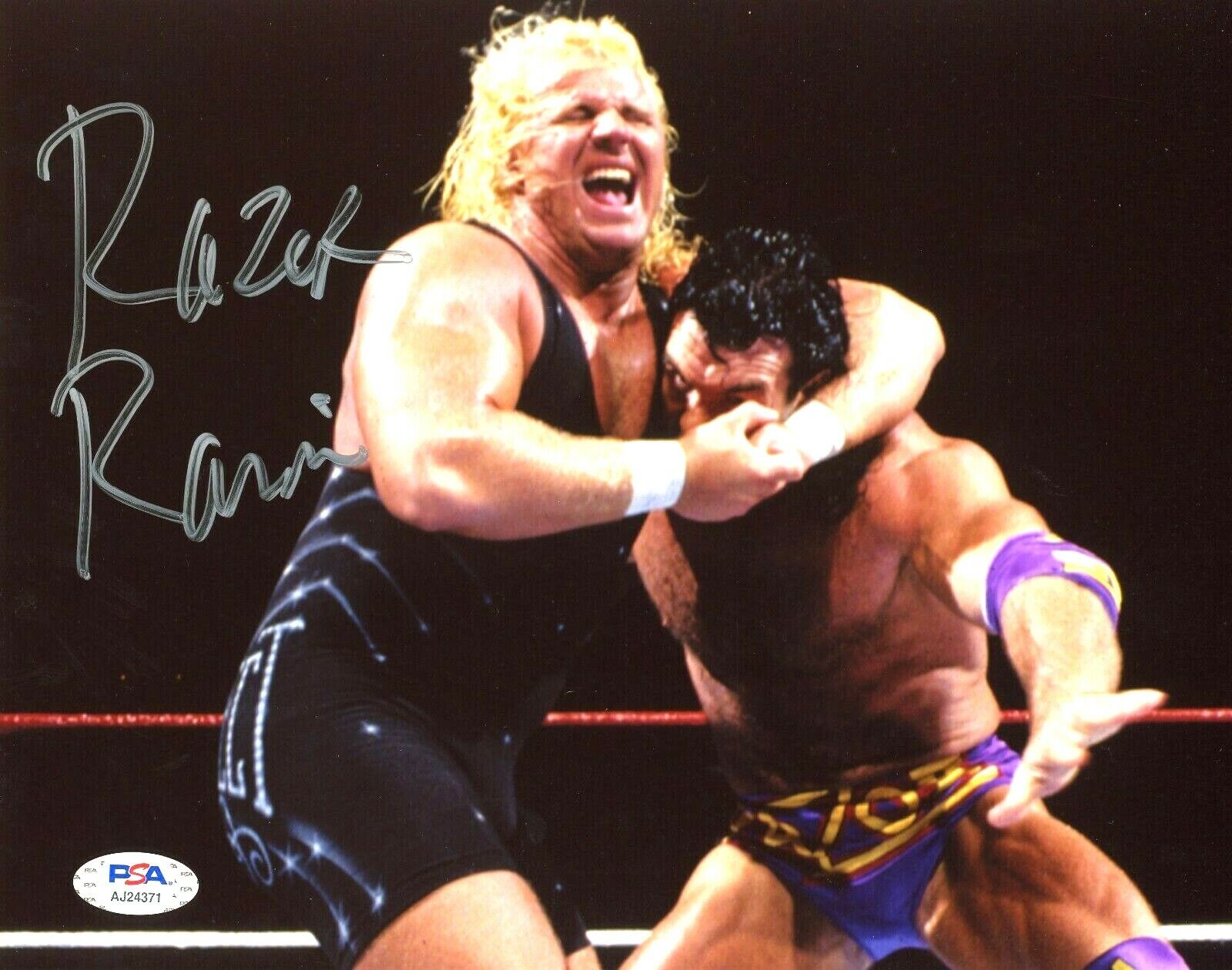 WWE RAZOR RAMON HAND SIGNED AUTOGRAPHED 8X10 WRESTLING Photo Poster painting WITH PSA COA RARE 4