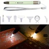 7 in 1 Luminous USB Rechargeable Lighting Diamond Drawing Drill Pen Set