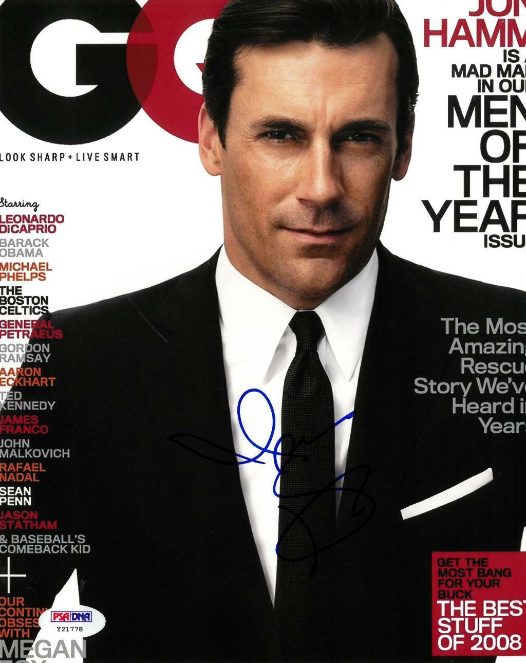 Jon Hamm Signed Authentic Autographed 8x10 Photo Poster painting PSA/DNA #Y21778