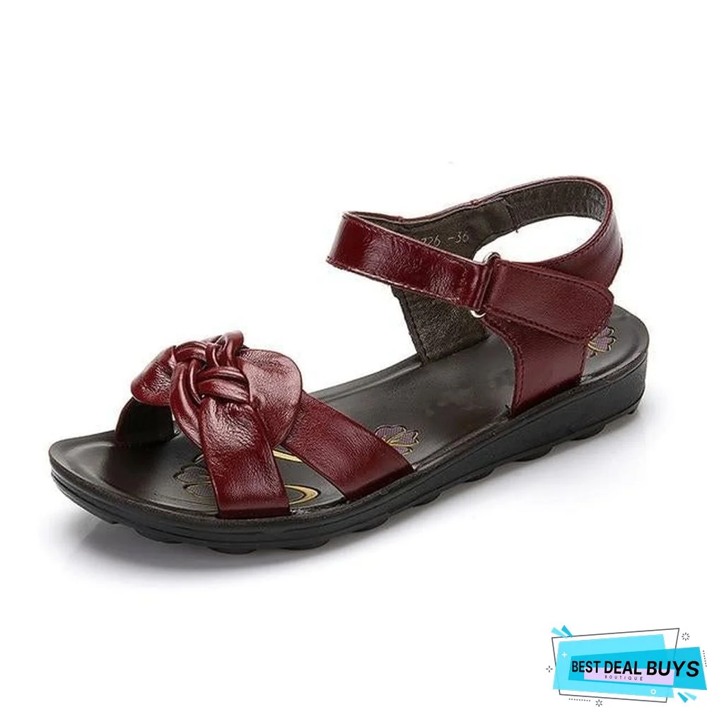 Women Vintage Flat Gladiator Sandals Platforms Shoes