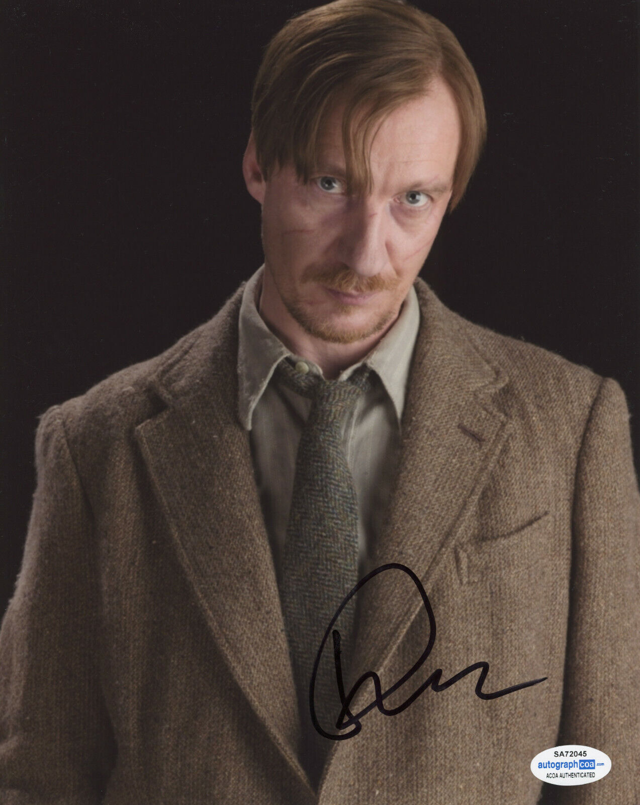 DAVID THEWLIS SIGNED REMUS LUPIN 8x10 Photo Poster painting #2 HARRY POTTER BARKSKINS ACOA COA