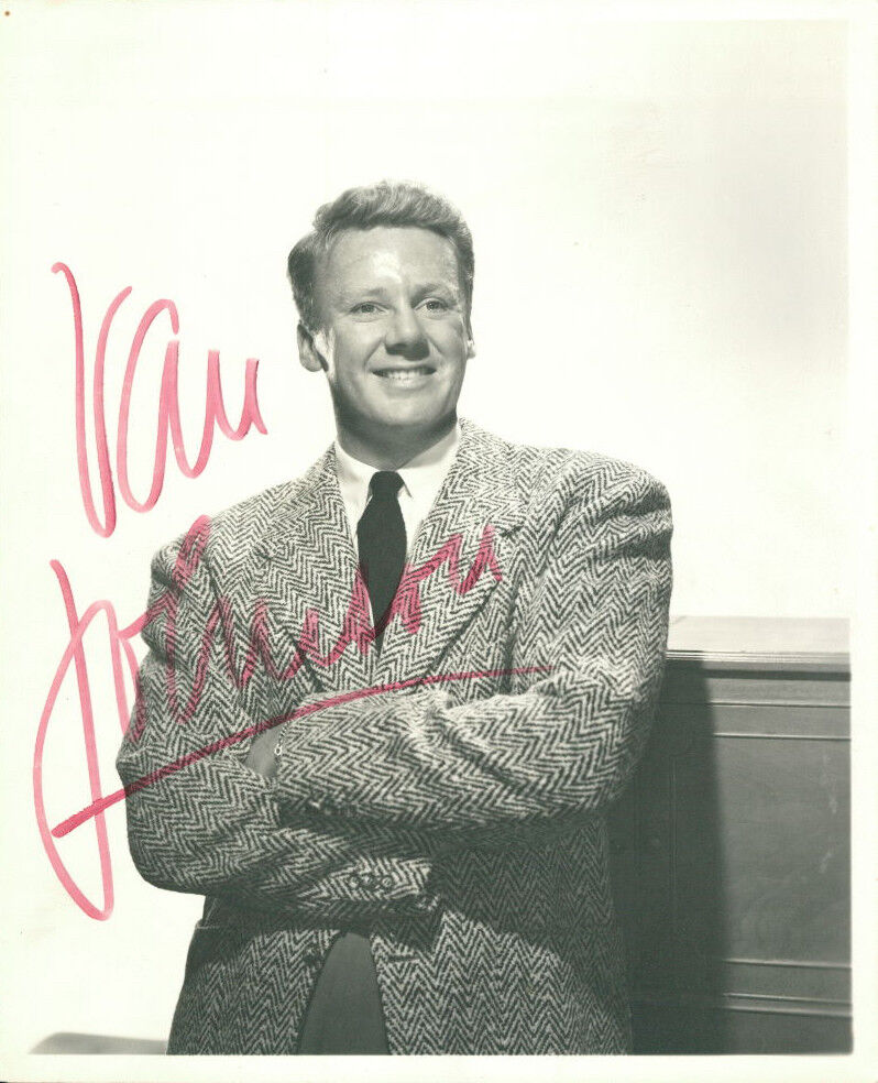 Van Johnson (Vintage) signed Photo Poster painting COA