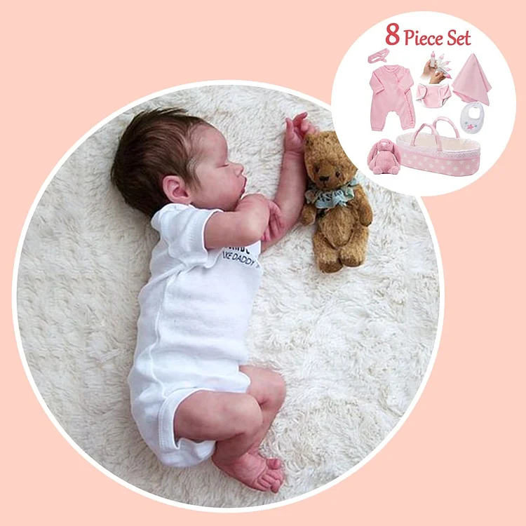 Dollreborns®12'' Realistic Asleep Adorable Affordable Reborn Baby Dolls Girl Tracy,Best Gifts for Kids By 2024