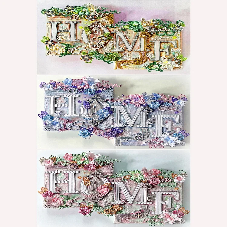 Home - Partial Special Shaped Drill Diamond Painting - 40x30cm(Canvas)