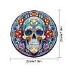 DIY Special Shaped Diamond Art Painting Acrylic Hanging Kit (Halloween Skull 2)