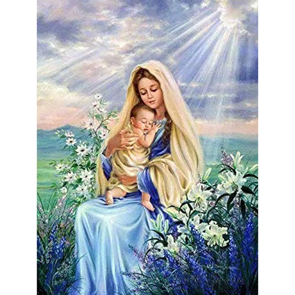 Mothers Day - Full Round - Diamond Painting(30*40cm)
