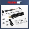 300W Plastic Welding Machine 200pcs Hot Stapler Heat Gun Bumpers Repair Kit