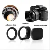 [All-Aluminum Alloy Lens Hood] Universal Adaptable Square Lens Hood Kit for Different Lens Diameters