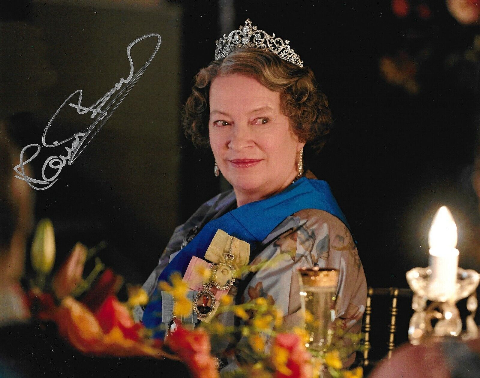 Marion Bailey Signed The Crown 10x8 Photo Poster painting AFTAL