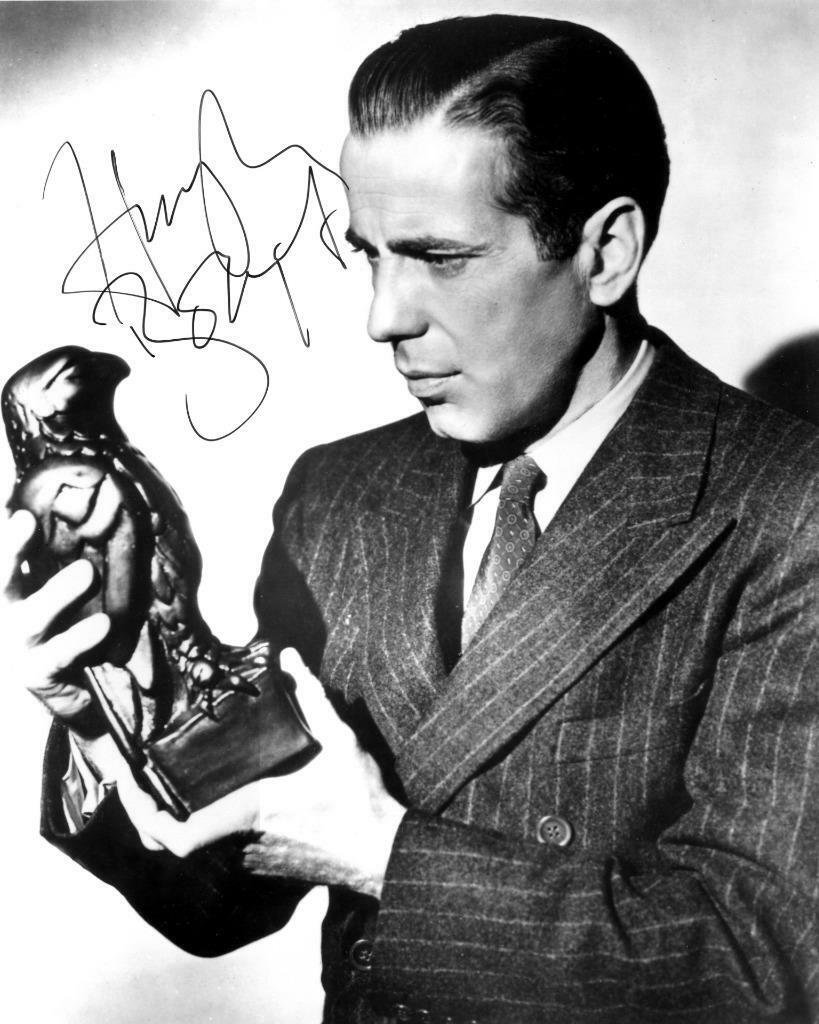 HUMPHREY BOGART SIGNED AUTOGRAPHED 10 X 8