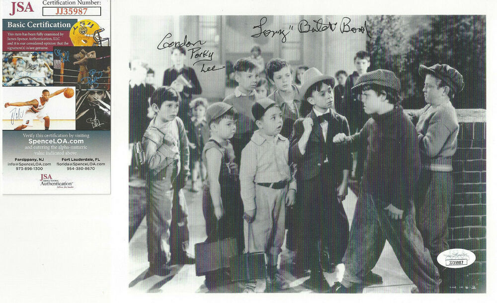 Little Rascals Porky & Butch autographed 8x10 Photo Poster painting JSA  Certified