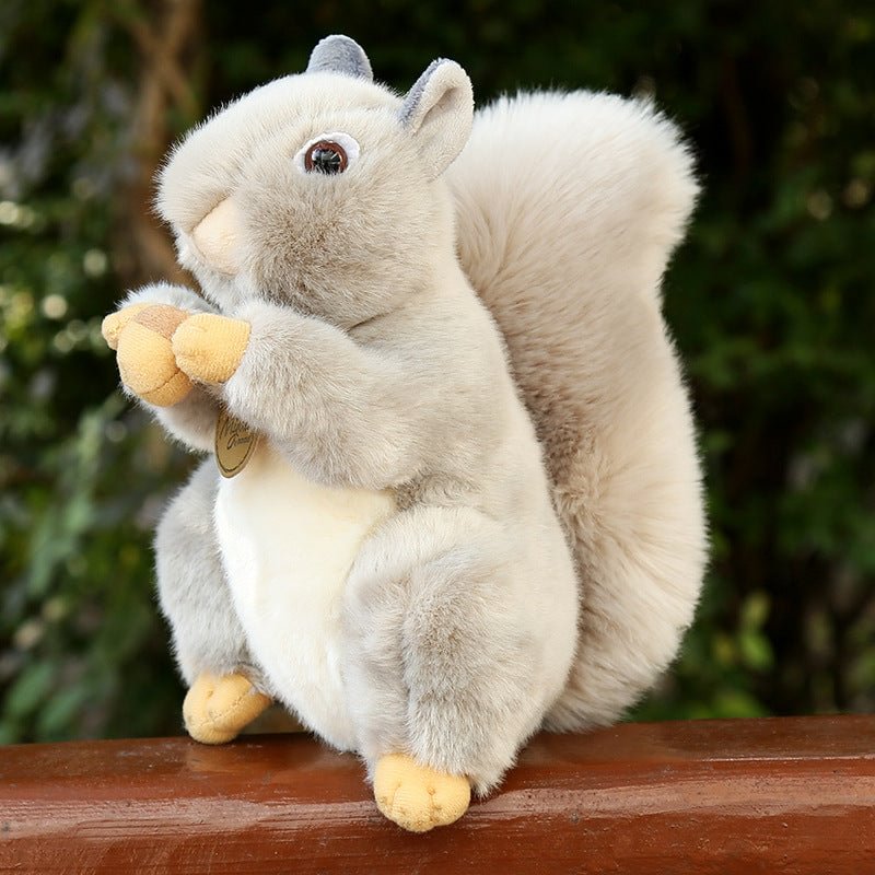 Squirrel Stuffed Animal Kawaii Soft Cuddly Plush Toy