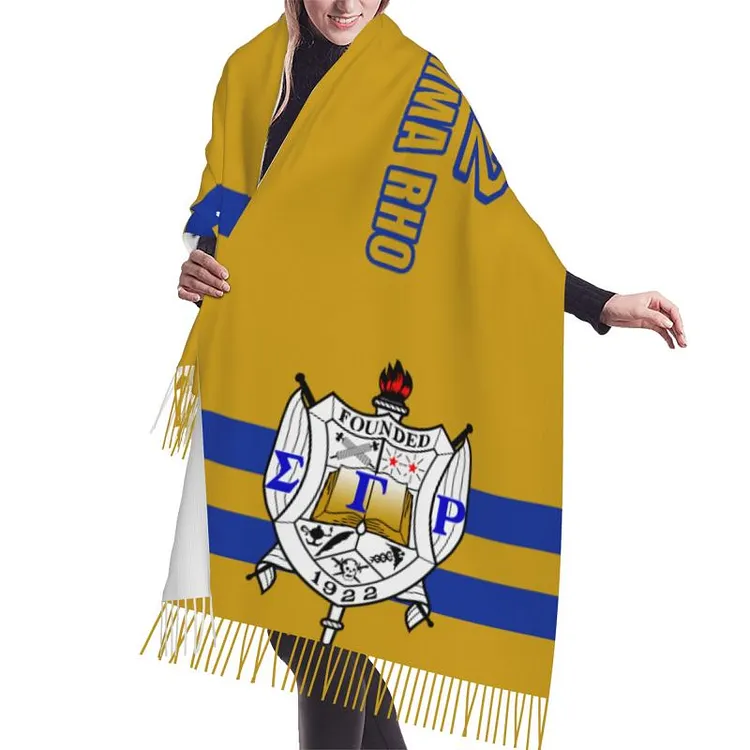 Sorority Cashmerette Fringed Scarf