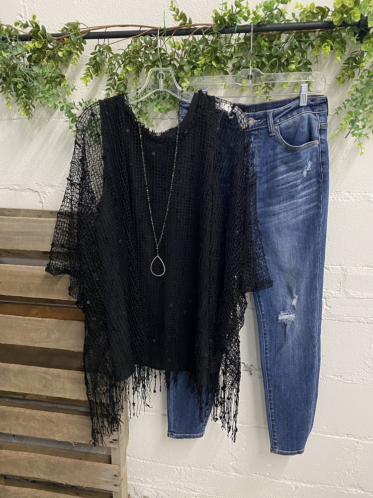 Braided Blouse and Vest Set-Mayoulove