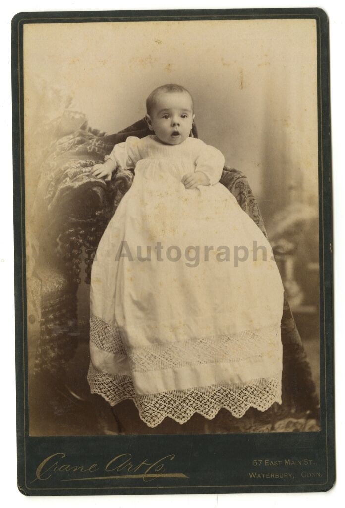 19th Century Children - 19th Century Cabinet Card Photo Poster painting - Waterbury, CT