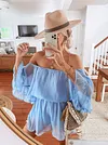 Chiffon Off-The-Shoulder Jumpsuits