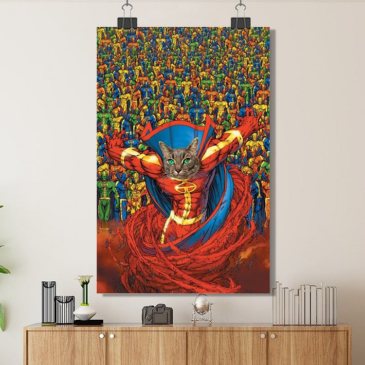 Red Tornado Custom Poster/Canvas/Scroll Painting/Magnetic Painting