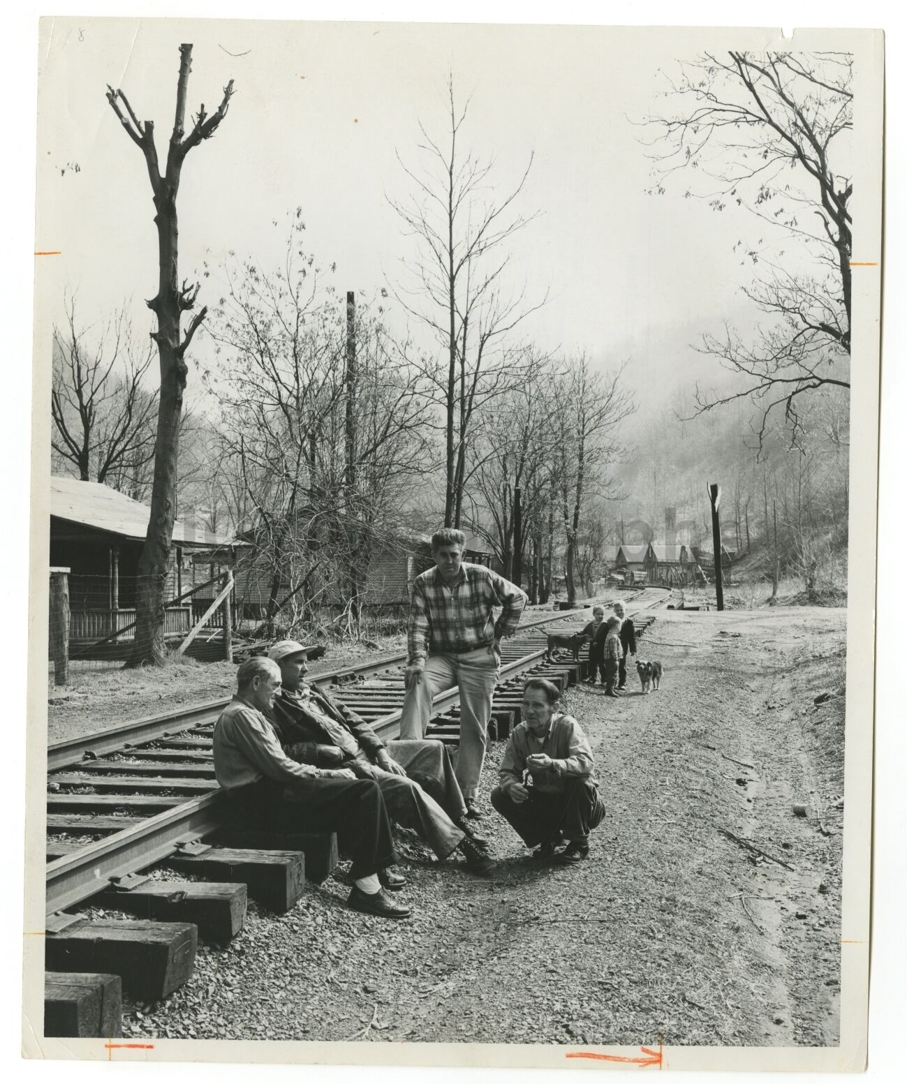 American Unemployment - Food Distribution - Vintage 8x10 Photo Poster painting - West Virginia