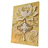 Lotus-DIY-Perlenmalsets mit Rahmen 30x40 cm Perlengem&auml;lde Bildkunst Basteln f&uuml;r Erwachsene Anf&auml;ngergeschenk Wanddekoration f&uuml;r Wohnw&auml;nde