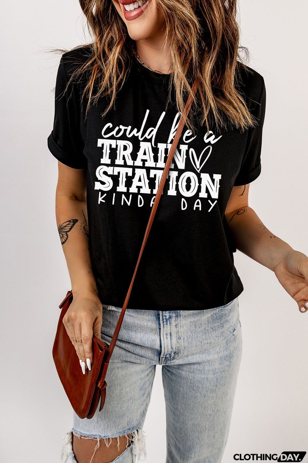 Could be a TRAIN STATION KINDA DAY Graphic Tee