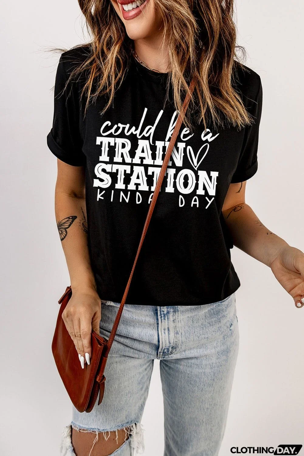 Could be a TRAIN STATION KINDA DAY Graphic Tee