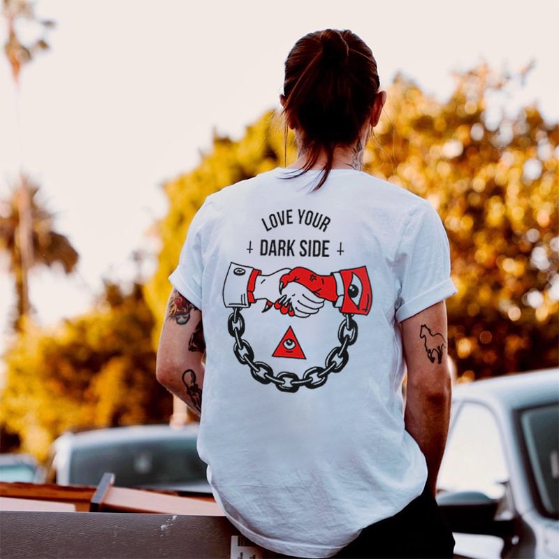 UPRANDY Love Your Dark Side Men's T-shirt -  UPRANDY