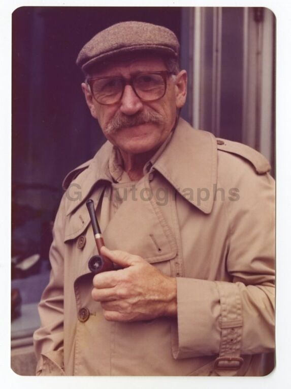 James Whitmore - Vintage Candid Photo Poster painting by Peter Warrack - Previously Unpublished